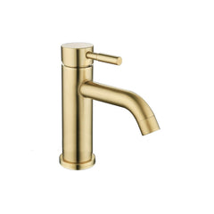 Brushed brass (Gold) Round Basin Faucet II