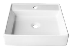 17’’X17’’ square porcelain vessel sink