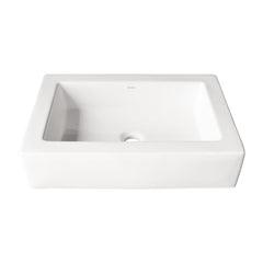 18’’X22’’ rectangular porcelain vessel sink
