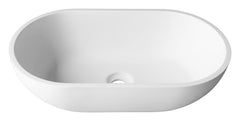 12’’X22’’ oval solid surface vessel sink