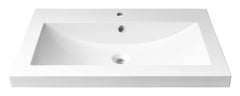 18''X 30'' semi-recessed polymer sink