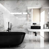 Sleek matte black round vessel sink for stylish bathrooms