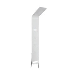 3 functions matte white shower column