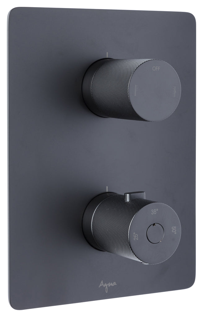 Multiple finishes available for the thermostatic shower faucet set